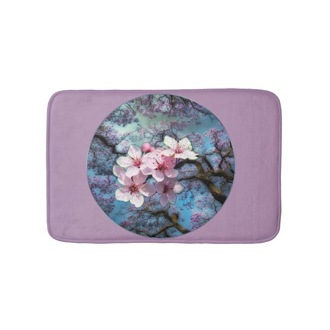 Cherry Blossoms Badematte (Vorderseite)
