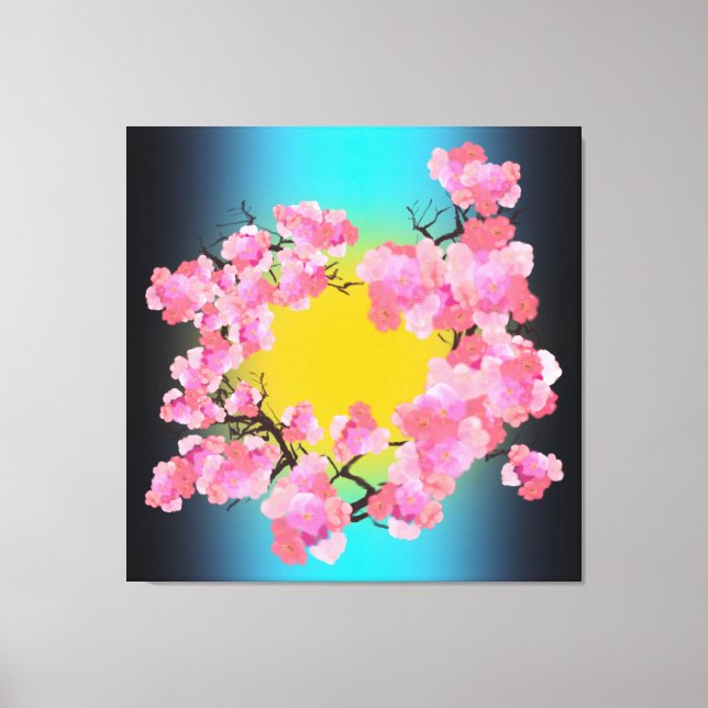 Cherry Blossoms Canvas Print Leinwanddruck (Vorderseite)