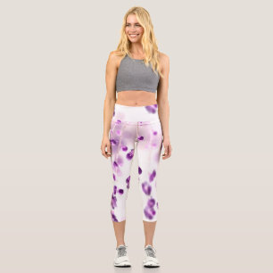 Cherry Blossoms Capri Leggings