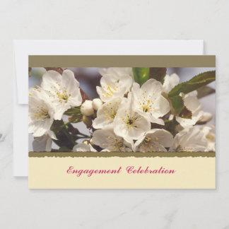 Cherry Blossoms Engagement Invitation Einladung