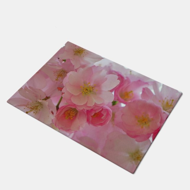 Cherry Blossoms Fußmatte (Schrägansicht)