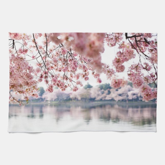 Cherry Blossoms Geschirrtuch (Horizontal)