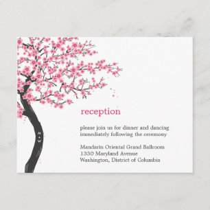 Cherry Blossoms Hochzeitskarte Begleitkarte