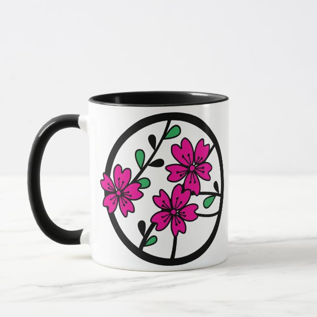 CHERRY BLOSSOMS - Kreis Tasse (Links)