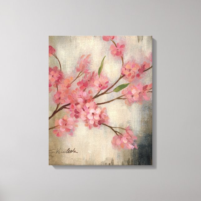 Cherry Blossoms Leinwanddruck (Vorderseite)