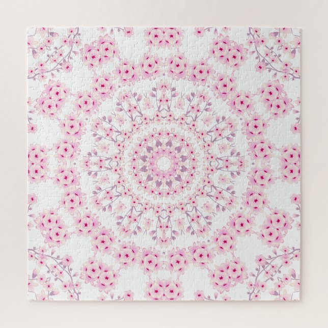 Cherry Blossoms Mandala Pink (Vertikal)