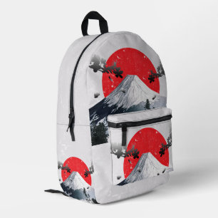 Cherry Blossoms Mount Fuji Japan Bedruckter Rucksack
