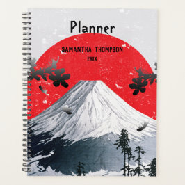 Cherry Blossoms Mount Fuji Japan Planer