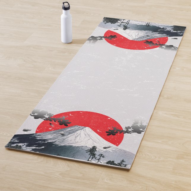 Cherry Blossoms Mount Fuji Japan Yogamatte (Beispiel)