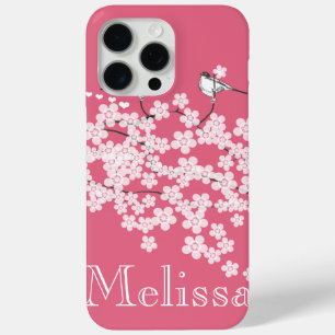 Cherry Blossoms Personalisierter iPhone-Fall iPhone 15 Pro Max Hülle