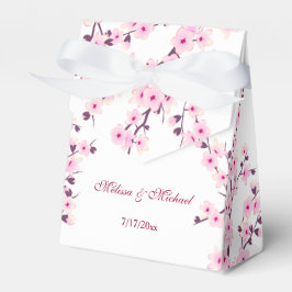Cherry Blossoms Rosa Weiß | Custom Wedding Geschenkschachtel