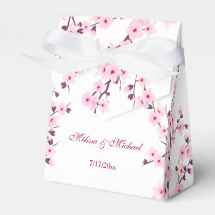 Cherry Blossoms Rosa Weiß   Custom Wedding Geschenkschachtel