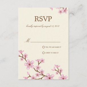 CHERRY BLOSSOMS RSVP