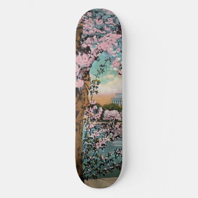 Cherry Blossoms Skate Board Skateboard (Vorderseite)