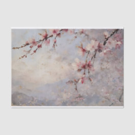 Cherry Blossoms Wasserfarbendekoupage Seidenpapier