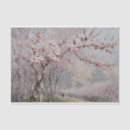 Cherry Blossoms Wasserfarbendekoupage Seidenpapier