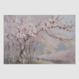 Cherry Blossoms Wasserfarbendekoupage Seidenpapier
