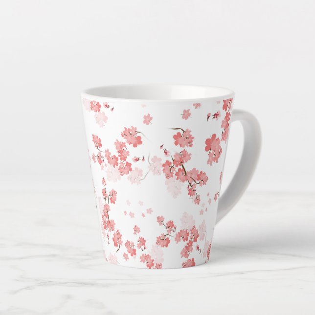 Cherry Blume 2 Milchtasse (Rechte Ecke)