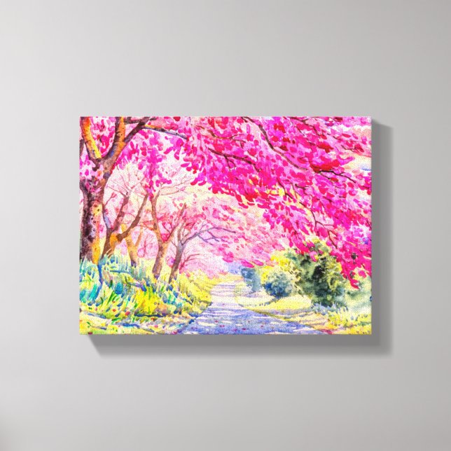 Cherry-Blume Leinwanddruck (Vorderseite)