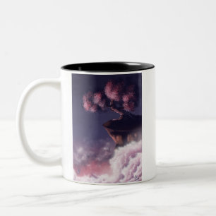 Cherry Blüten Farbakzente Tasse