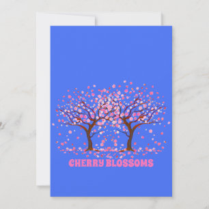 Cherry Blüten Rosa Schneeglobe Einladung