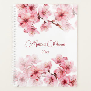 Cherry Blüten Rosa Weiß Planer