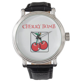 Cherry bomb armbanduhr