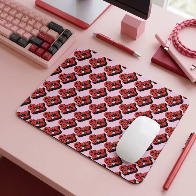 Cherry Bomb Mouse Pad Mousepad (Von Creator hochgeladen)