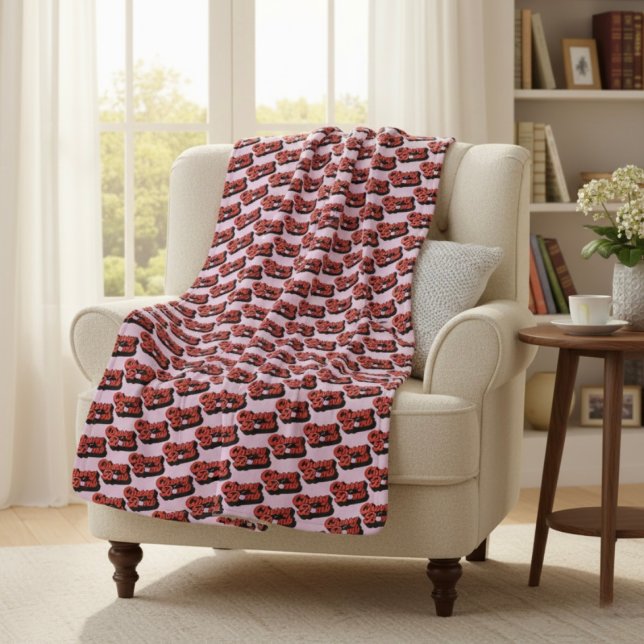 Cherry Bomb Sherpa Blanket Sherpadecke (Von Creator hochgeladen)