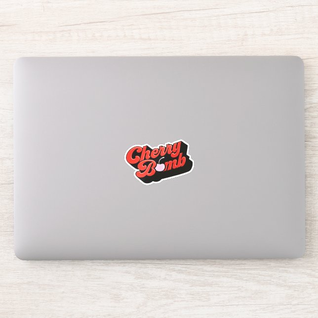 Cherry Bomb Sticker (Computer)