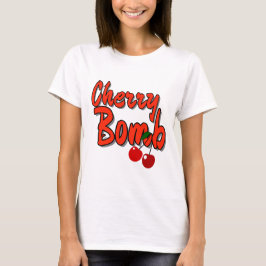 Cherry Bombe Retro Vintag Old Style T-Shirt