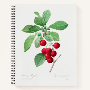 Cherry Botanical Print Notizbuch
