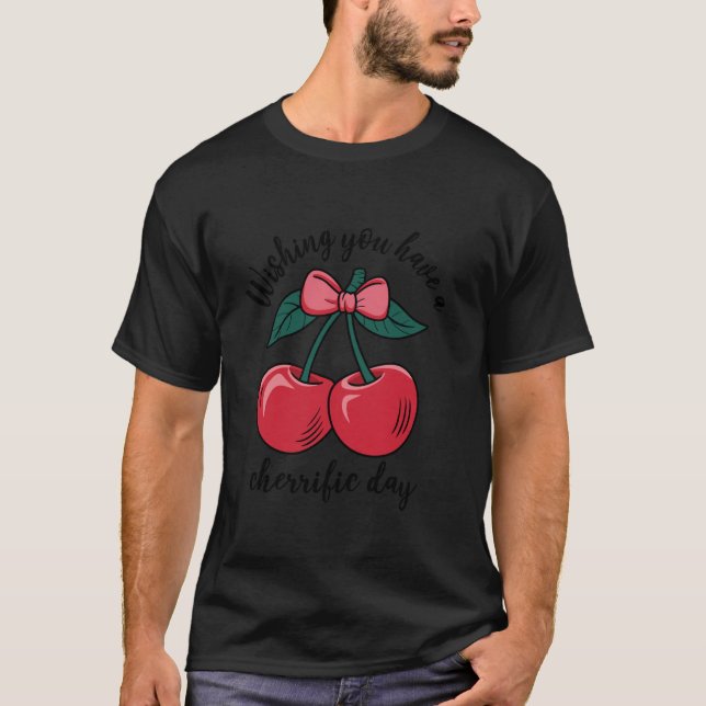 Cherry Bow Coquette wünschen, dass Sie eine krebse T-Shirt (Vorderseite)