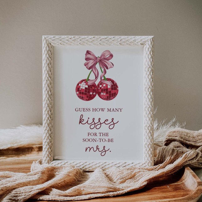 Cherry Brautparty räess wie viele Kisses Poster (Von Creator hochgeladen)