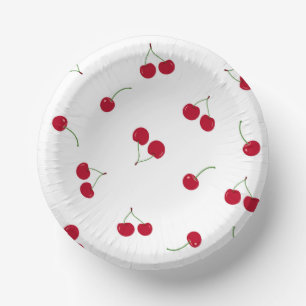 Cherry Cherries Pappteller