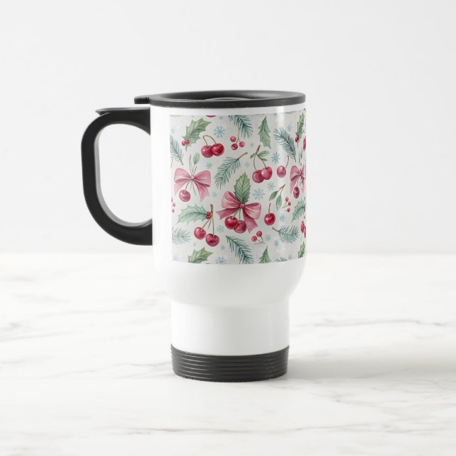 Cherry Christmas Reisebecher (Links)
