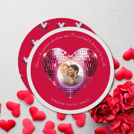 Cherry Coded Valentine's Day Foto Card Feiertagskarte