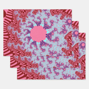Cherry Cola Sunburst Geschenkpapier Set