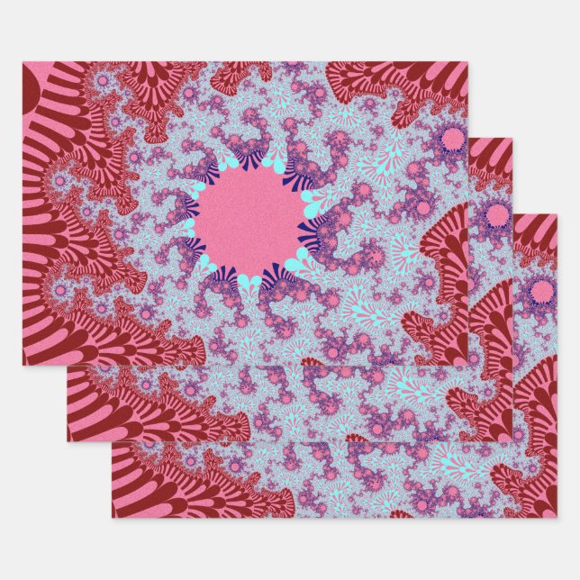 Cherry Cola Sunburst Geschenkpapier Set (Set)