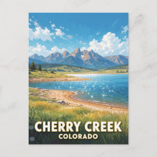 CHERRY CREEK Colorado Front Range Flucht Postkarte
