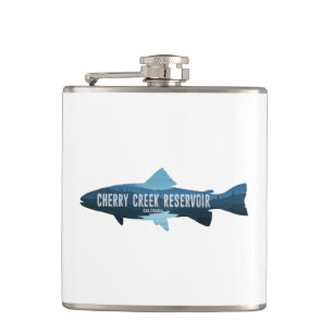 Cherry Creek Reservoir Colorado Fisch Flachmann