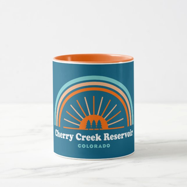 Cherry Creek Reservoir Colorado Rainbow Tasse (Zentrum)