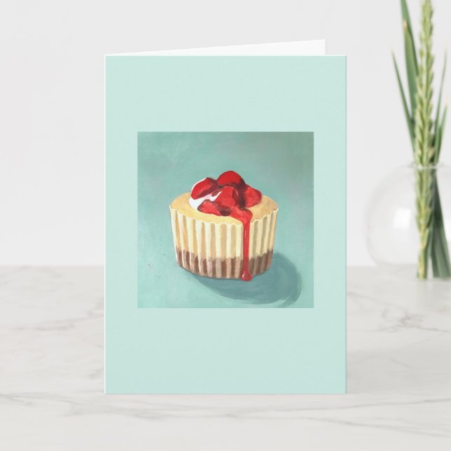 Cherry Cupcake Card Karte (Vorderseite)