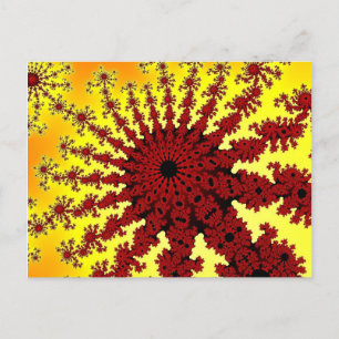 Cherry Firework Burst Postkarten