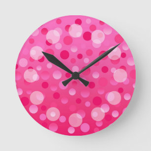 Cherry Fizz 'Bubbles' Uhr rund