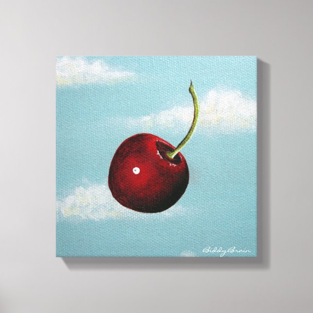 Cherry Free Fall Canvas Print Leinwanddruck (Vorderseite)