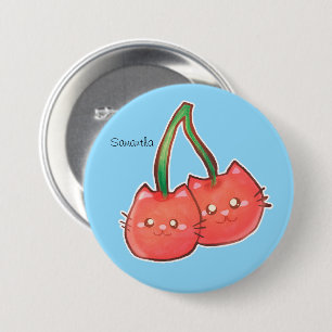 Cherry Fruchtkatzen Button