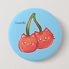 Cherry Fruchtkatzen Button