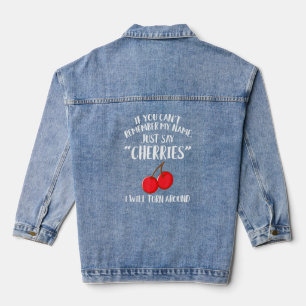 Cherry Fruit Apparel - Phantastisch Cherries Desig Jeansjacke