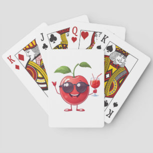 Cherry Fun Freude Urlaub Tropische Getränke Party Spielkarten